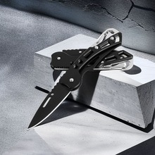 新品不锈钢家用水果刀便携锋利小刀户外防身折叠刀拆快递钥匙扣刀