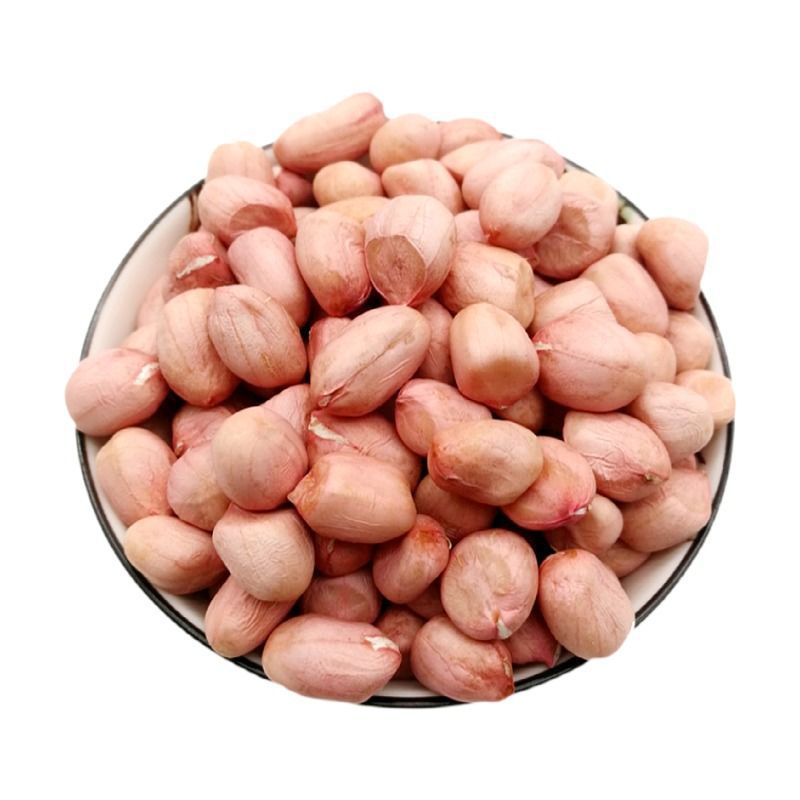 花生米生新货晒干粉红皮红衣花生种子散装大白沙花生仁榨油下酒菜
