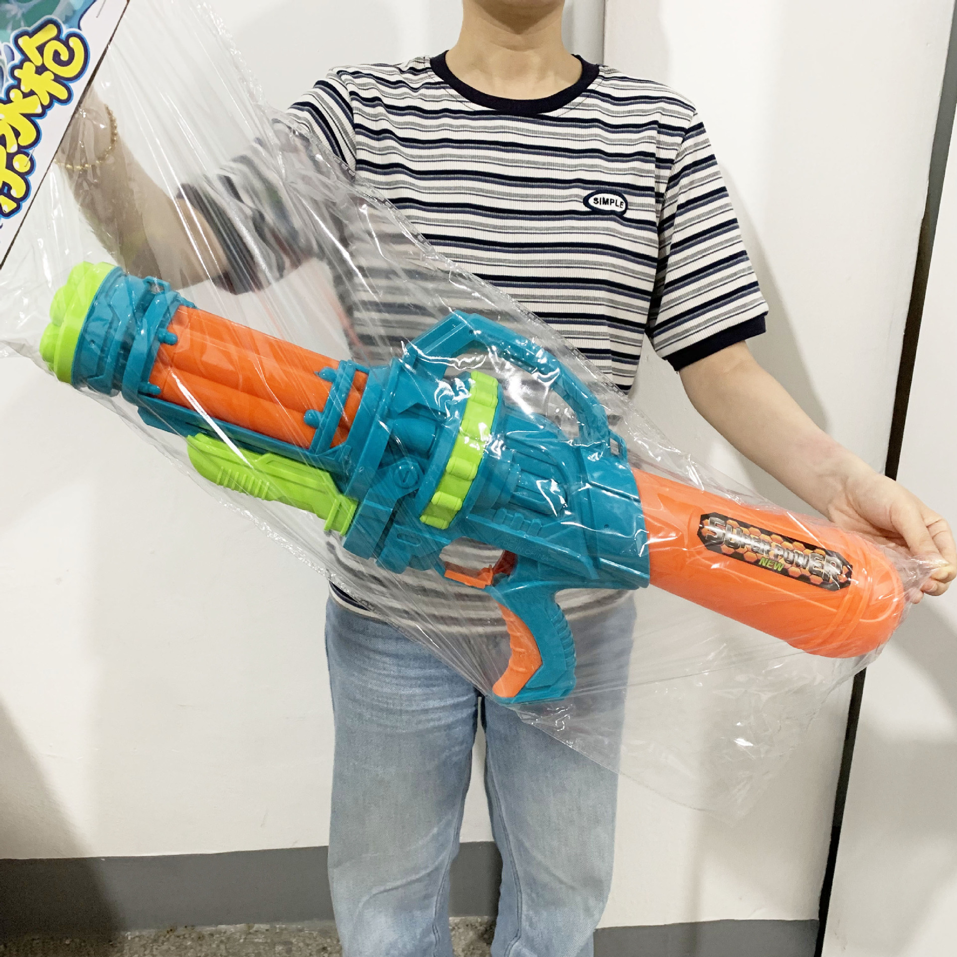 加特林水枪大号抢大容量儿童玩具喷水高压男孩打水仗神器批发工厂