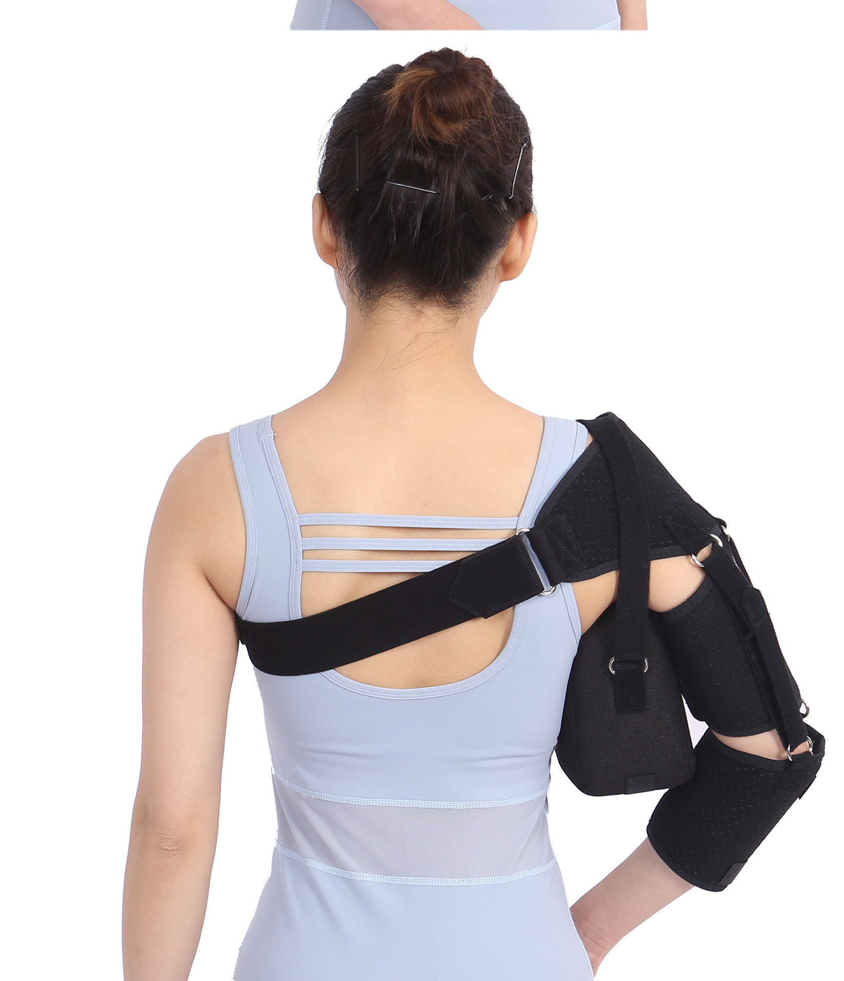 康复肩托肩部骨折脱臼肩关节支具可调节保暖护肩肩外展护具