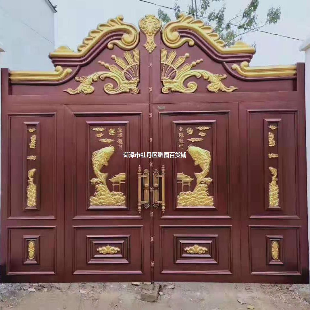 5米门头花 铁花 铁门 门材料 大型大