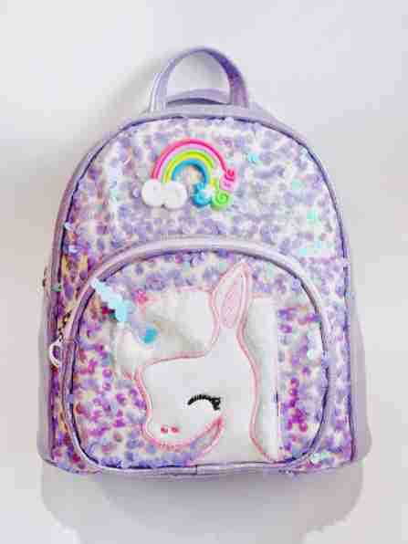 Children's Backpack 2023 New Sequined Embroidered Unicorn Backpack Kindergarten Girls Cute Cartoon Schoolbag