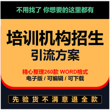 课后舞蹈培训美术机构机器人辅导书法艺术方案机构招生教育引流