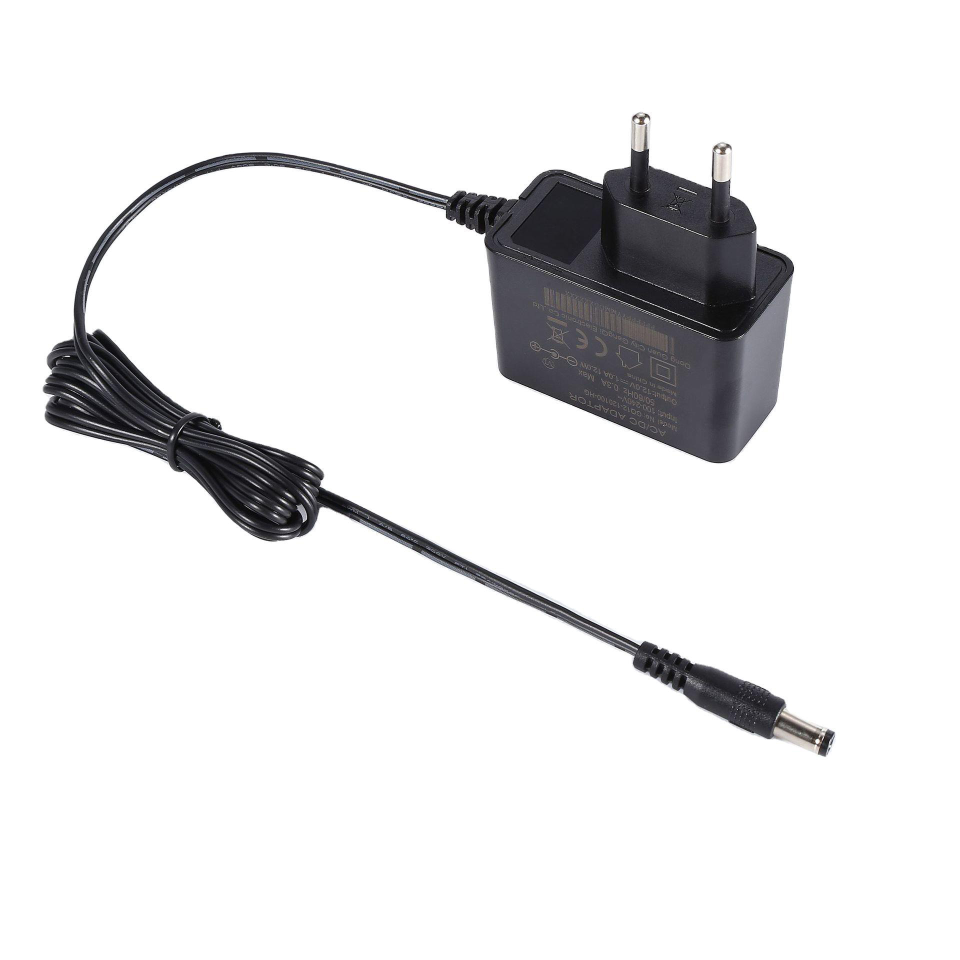 港奇欧规12v1a12w电源适配器欧盟ce认证光猫路由器dc头直流充电头