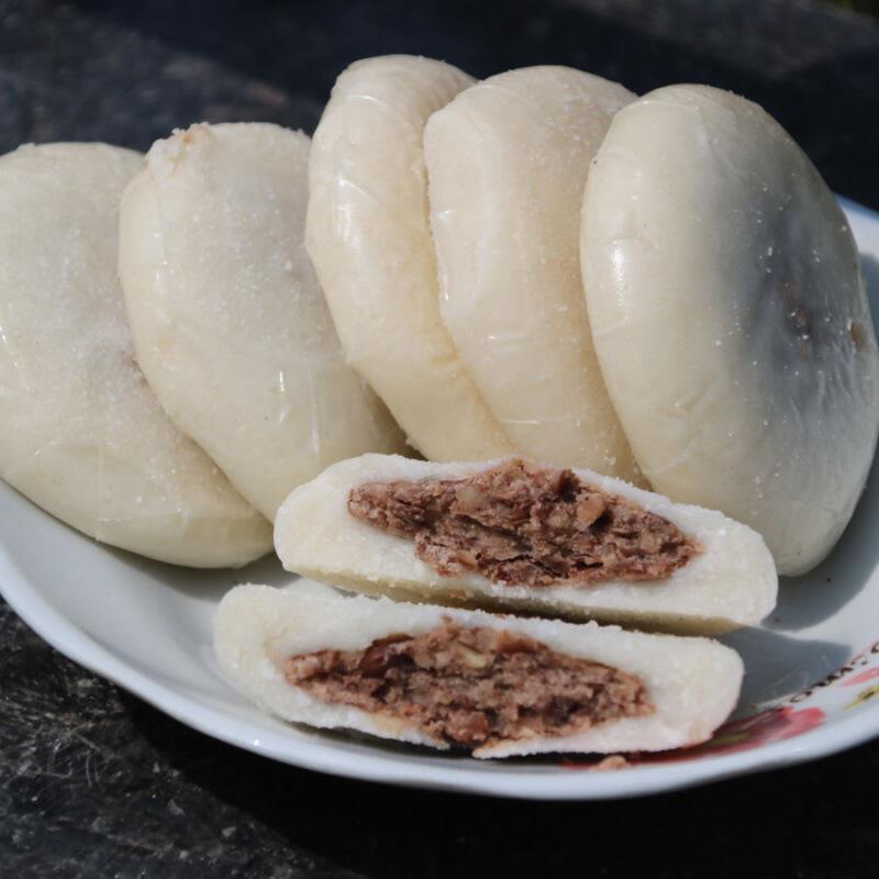 贵州豆沙粑油炸粑粑红豆糍粑纯糯米手工红豆糍粑咸味豆沙粑特产