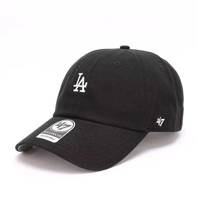 47brand Small Standard Soft Top Ny Hat Baseball Cap Letter Cap Adjustable Trendy La Sun Hat