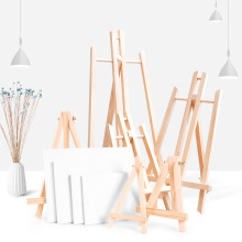 爆款木质迷你小画架 折叠台式木质画架美术素描 展示木制三角支架