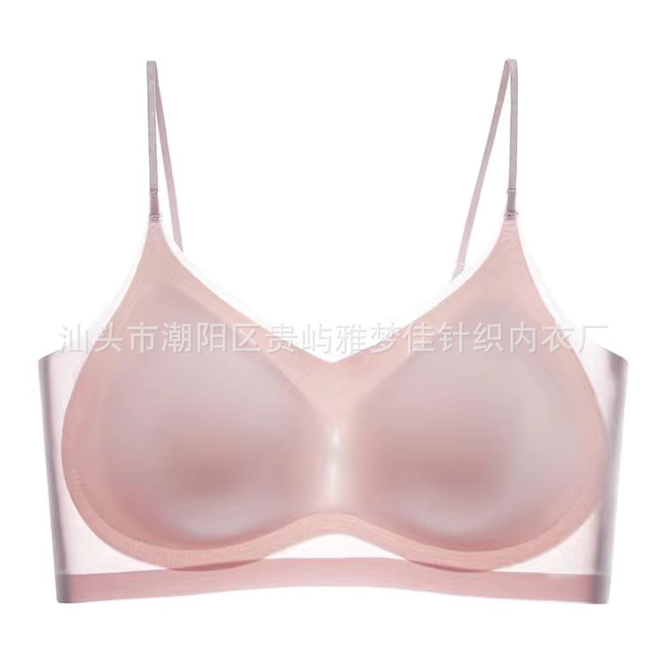 Summer Ultra-Thin One-Piece Beauty Back Tube Top Underwear for Women Small Breast Push up Push up Big Chest and Small Breast Holding Bra