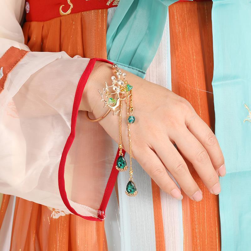 【一诺】古风夜光手镯遇见神鹿发光手饰瑶瑶公主手环饰品汉服配饰