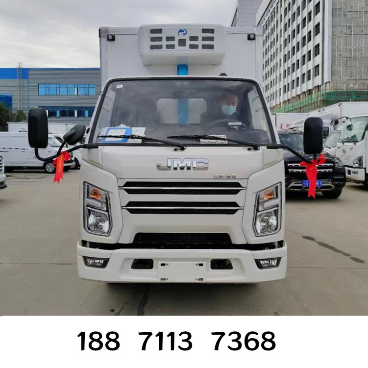 国六江铃顺达冷藏车 4.2米蓝牌水果肉钩冷链物流车支持出口-阿里巴巴