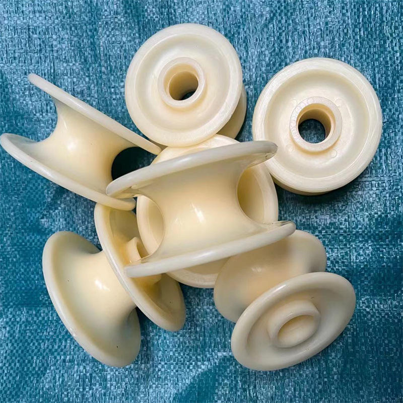 尼龙槽轮 塑料轮 尼龙滑轮 尼龙滚轮 u型轮  可开模具注塑 耐磨