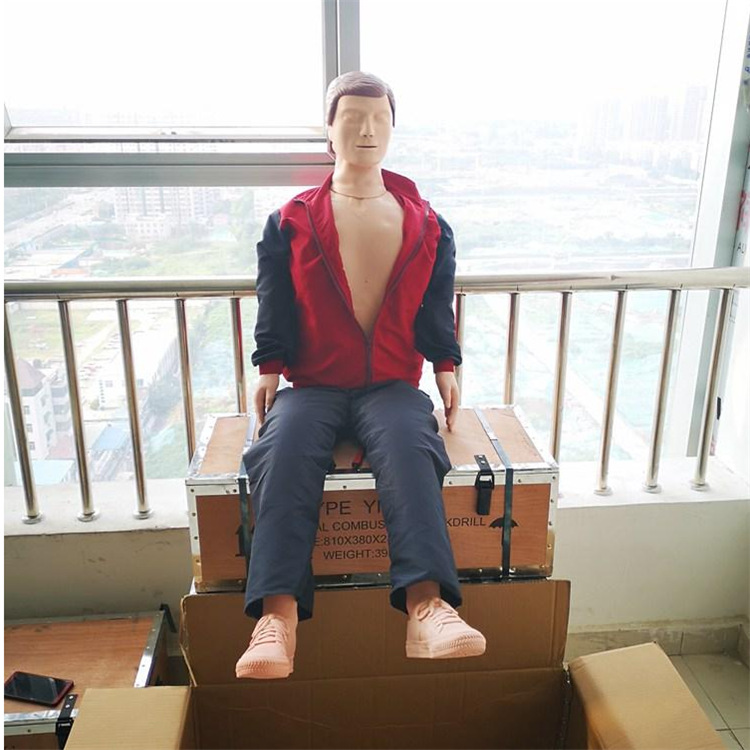 心肺复苏模拟人半全身急救训练呼吸练习按压橡皮假人体模型