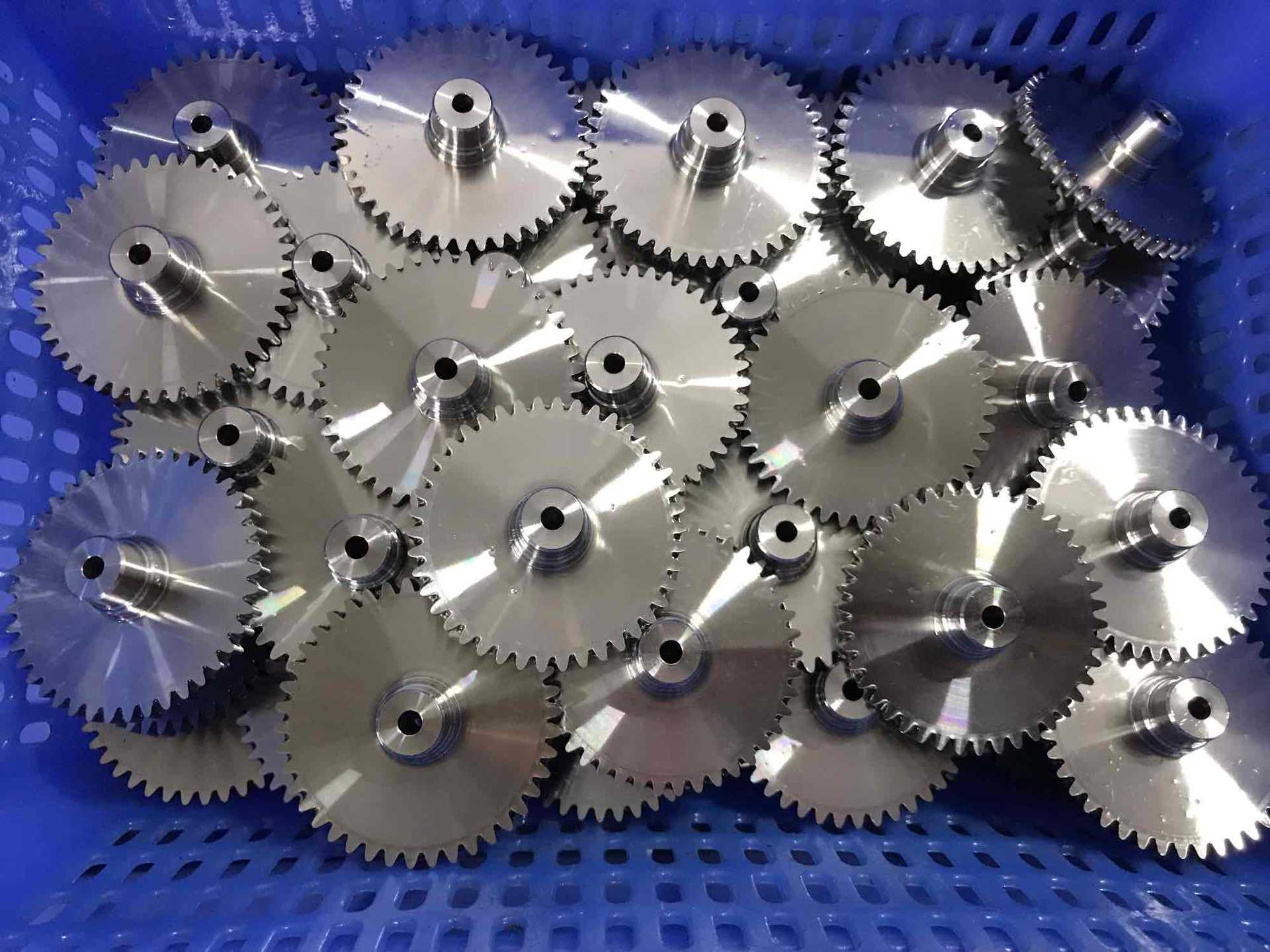 钛合金齿轮加工精密齿轮小模数齿轮机器人齿轮舵机齿轮电机轴齿轮-阿