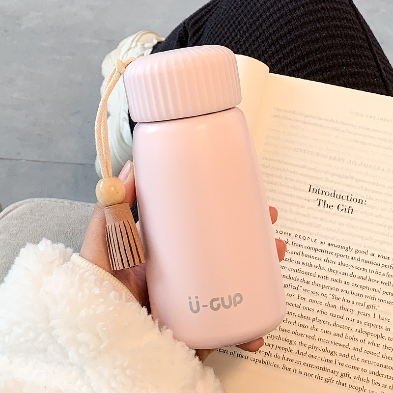 迷你保温杯女高颜值可爱2023网红款学生小巧可携式简约女士水杯杯