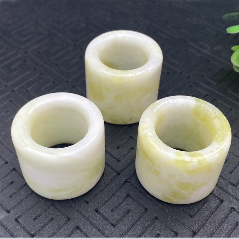 蓝田玉扳指10元模式批发摆地摊货源集市庙会直播男士款戒指跑江湖