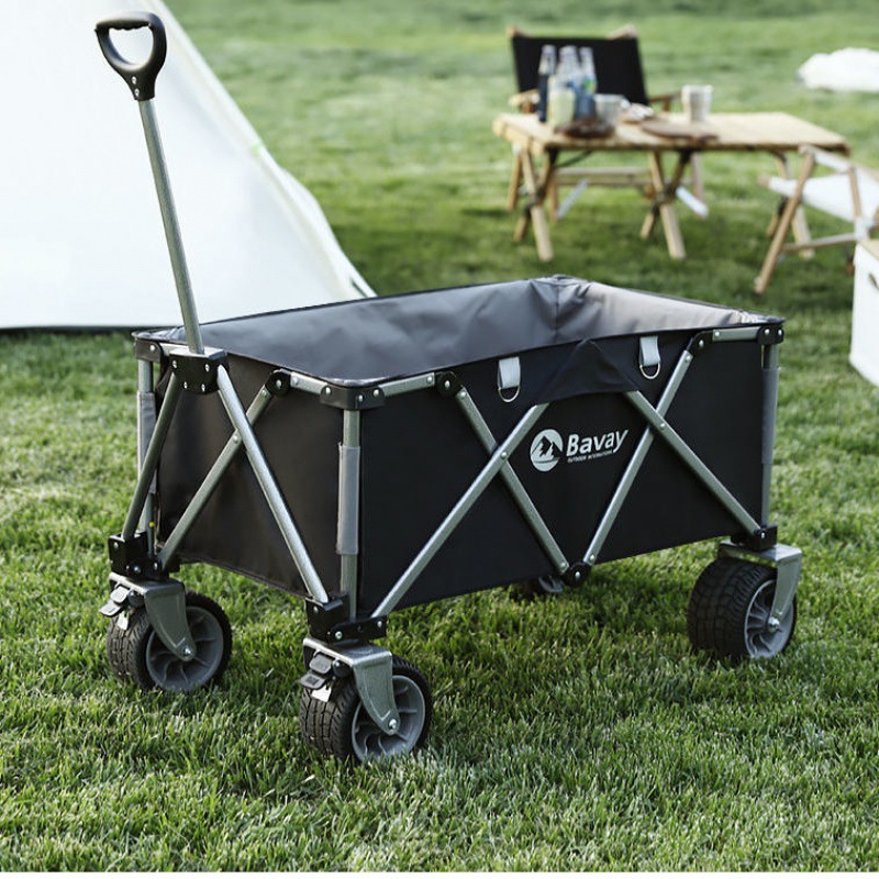 71成交1件野营折叠车户外折叠拉货车野餐露营营地车小拖车拉杆市手