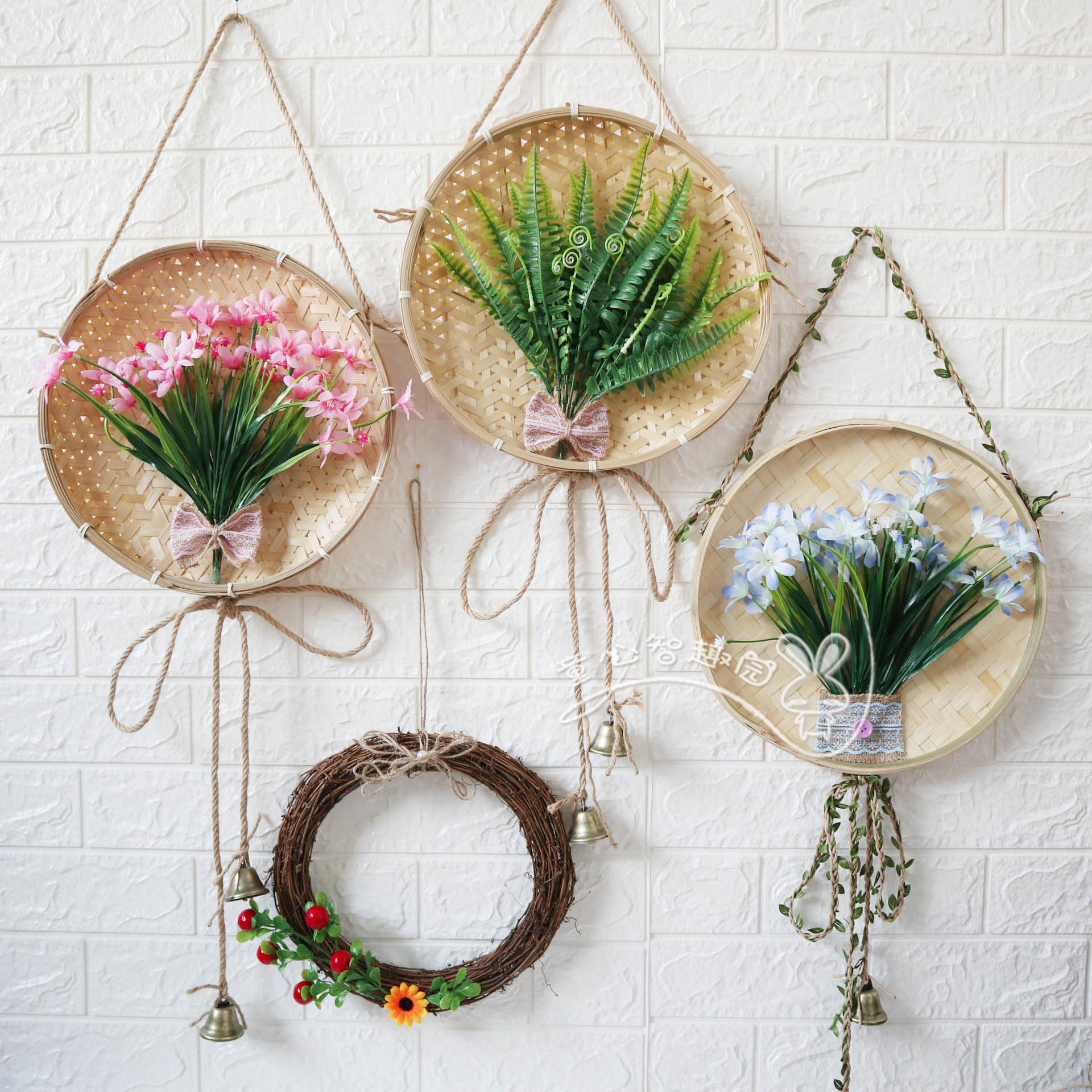 幼儿园空中吊饰挂饰教室创意环创材料墙面装饰森系田园风班级壁饰