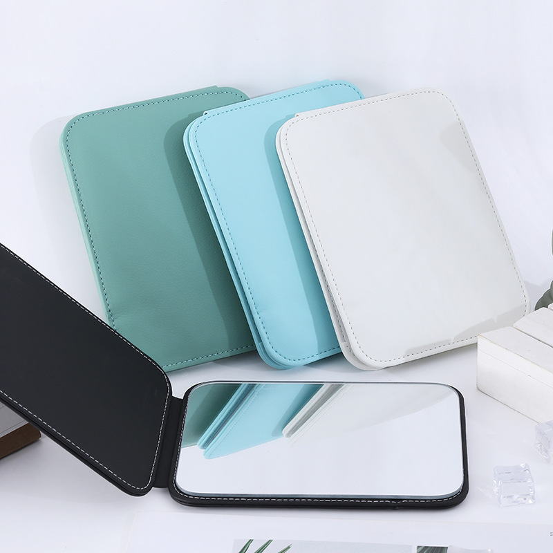 New Products in Stock Cosmetic Mirror Ins Desktop Small Mirror Portable Portable Wholesale Folding Table Dressing Mirror