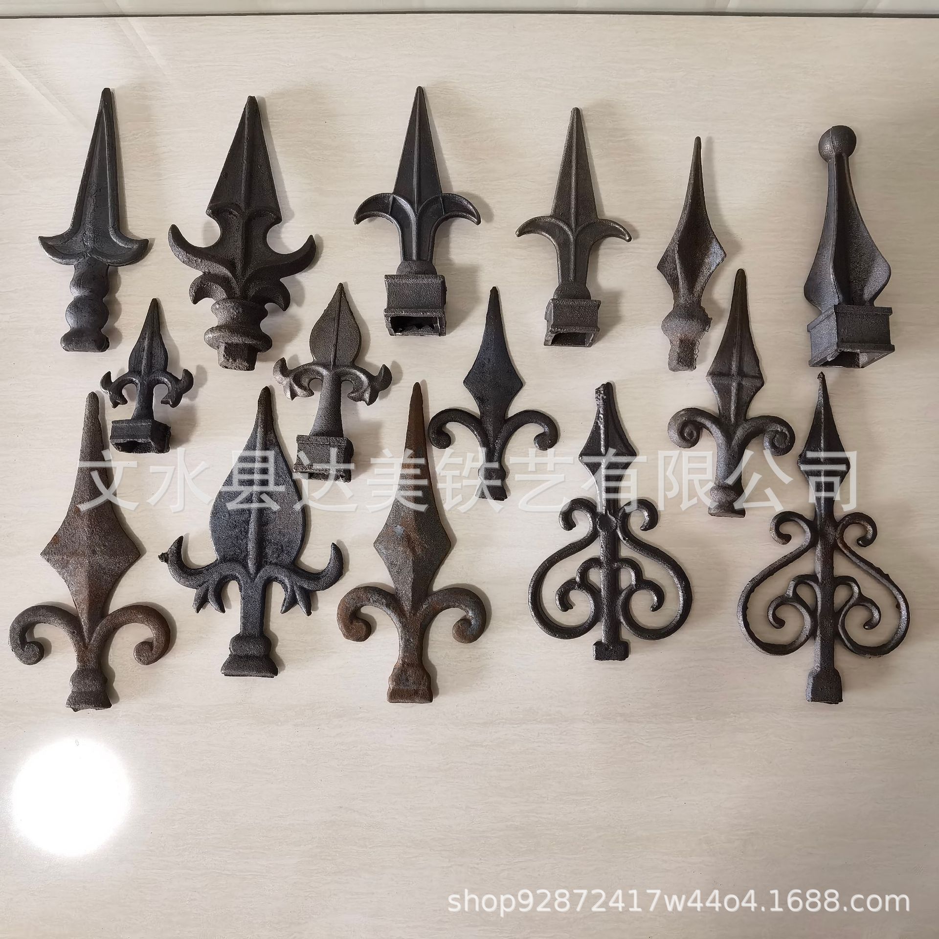 厂家直销铸造枪尖矛头护栏枪尖枪头围栏枪尖铁艺护栏配件量大从优