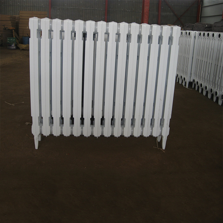 tzygl3-6-8落地式水暖三柱铸铁散热器柱翼橄榄745铸铁暖气片