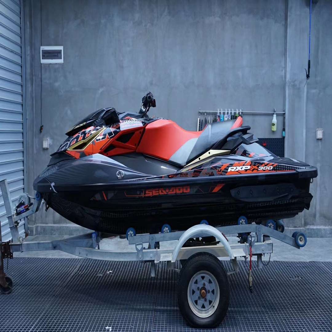 摩托艇小型艇快艇游艇玩具飞行器汽车游乐船庞巴迪摩托艇贴纸