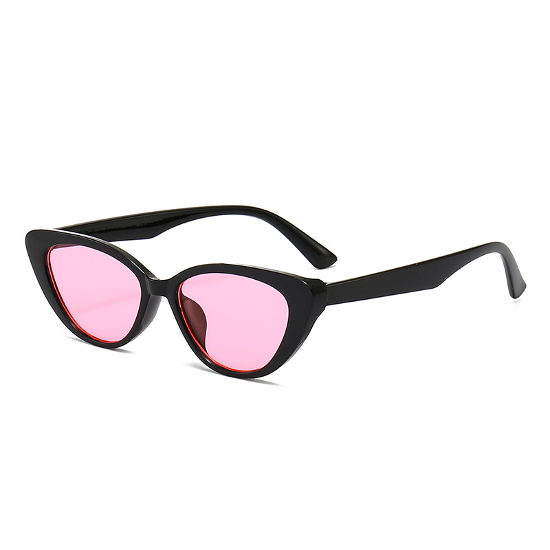 2022 New Sunglasses Trend Street Snap Sunglasses for a Slim Look Women's Cat Eye Fashion All-Match Cross-Border Wholesale Sunglasses