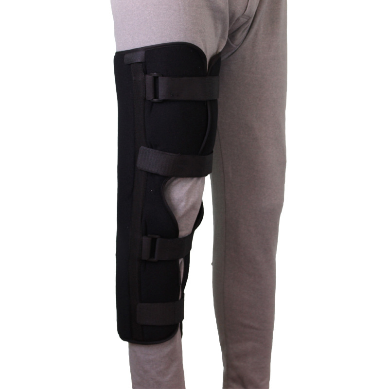 大腿固定带受伤康复固定支具带铝条成人膝关节康复带固定带