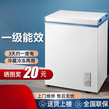 荣事达冰柜小型小冰柜家用冷冻冷藏两用大容量保鲜商用冷柜特价