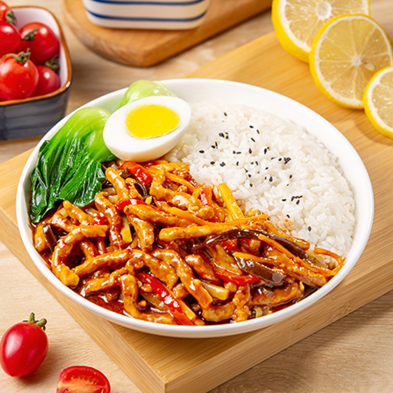 新美香酒店预制菜半成品鱼香肉丝200g外卖速食包商用料理包批发