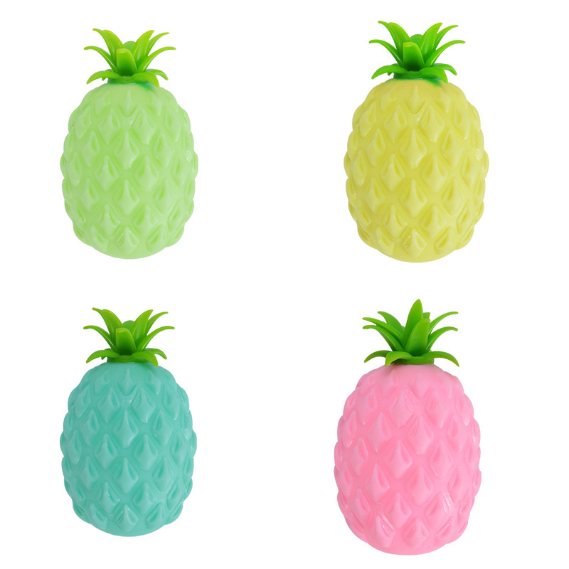 Factory Direct Supply Decompression Pineapple Squeezing Toy Children Adult Stress Relief Toys Creative Tricky Emulational Fruit Vent Ball