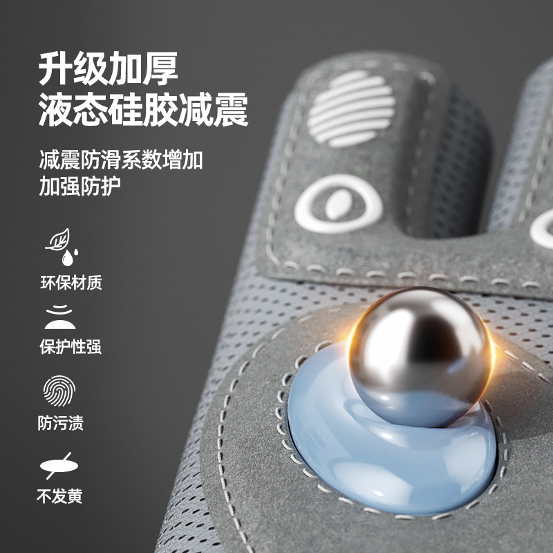 朗威健身手套引体向上男拉单杠防滑器械训练防起茧运动带护腕