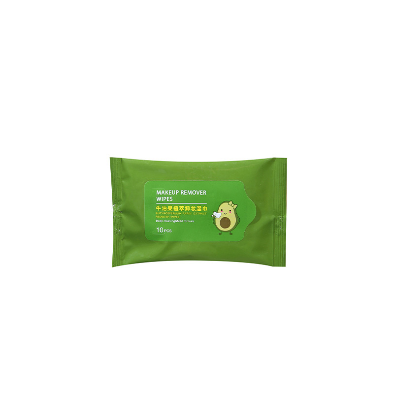 Avocado Make-up Removing Tissue Wipes Eye Face Gentle Deep Cleansing Disposable Disposable Disposable Disposable Cleansing Water Convenient Cotton Wipes
