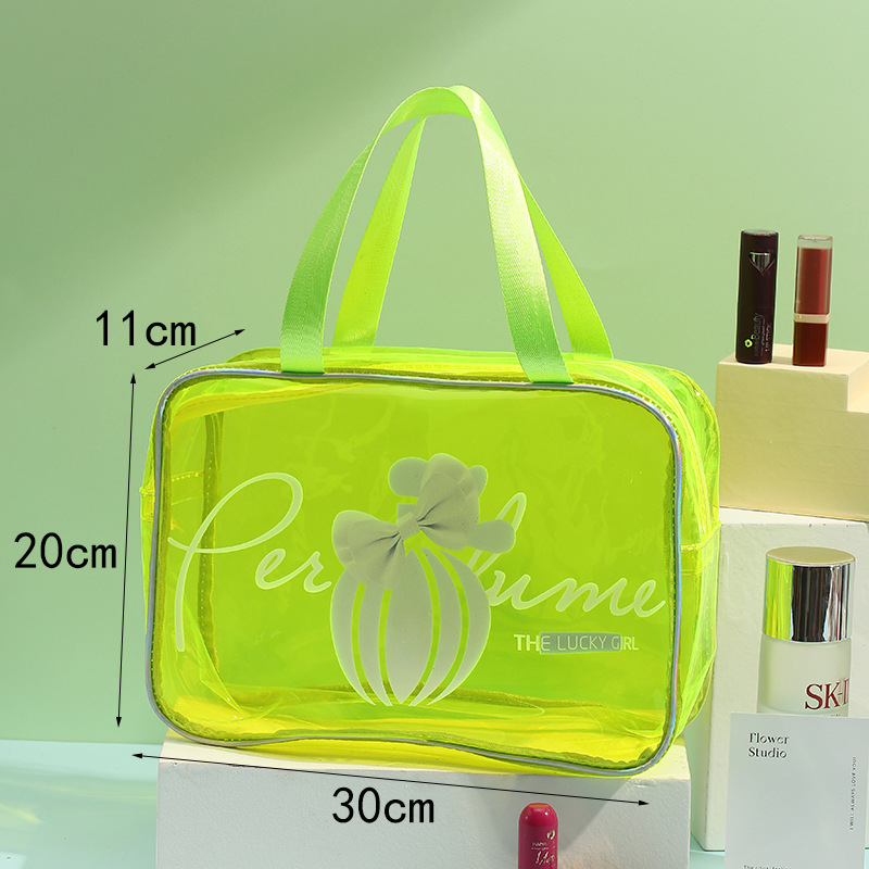 Simple Printing Design Wash Bag Home Desktop Cosmetic Finishing Storage Bag Convenient Travel Cosmetic Bag Wholesale