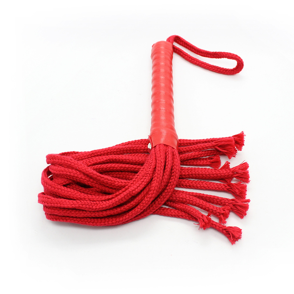 工厂店批发情趣用品棉绳鞭子绳艺皮鞭玩具马鞭马术演出用品散鞭