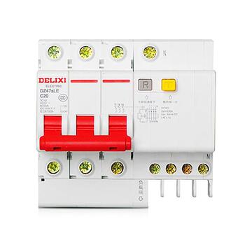 德力西电气 微型漏电断路器 dz47sle 3p n(n极直通) c 20a-阿里巴巴