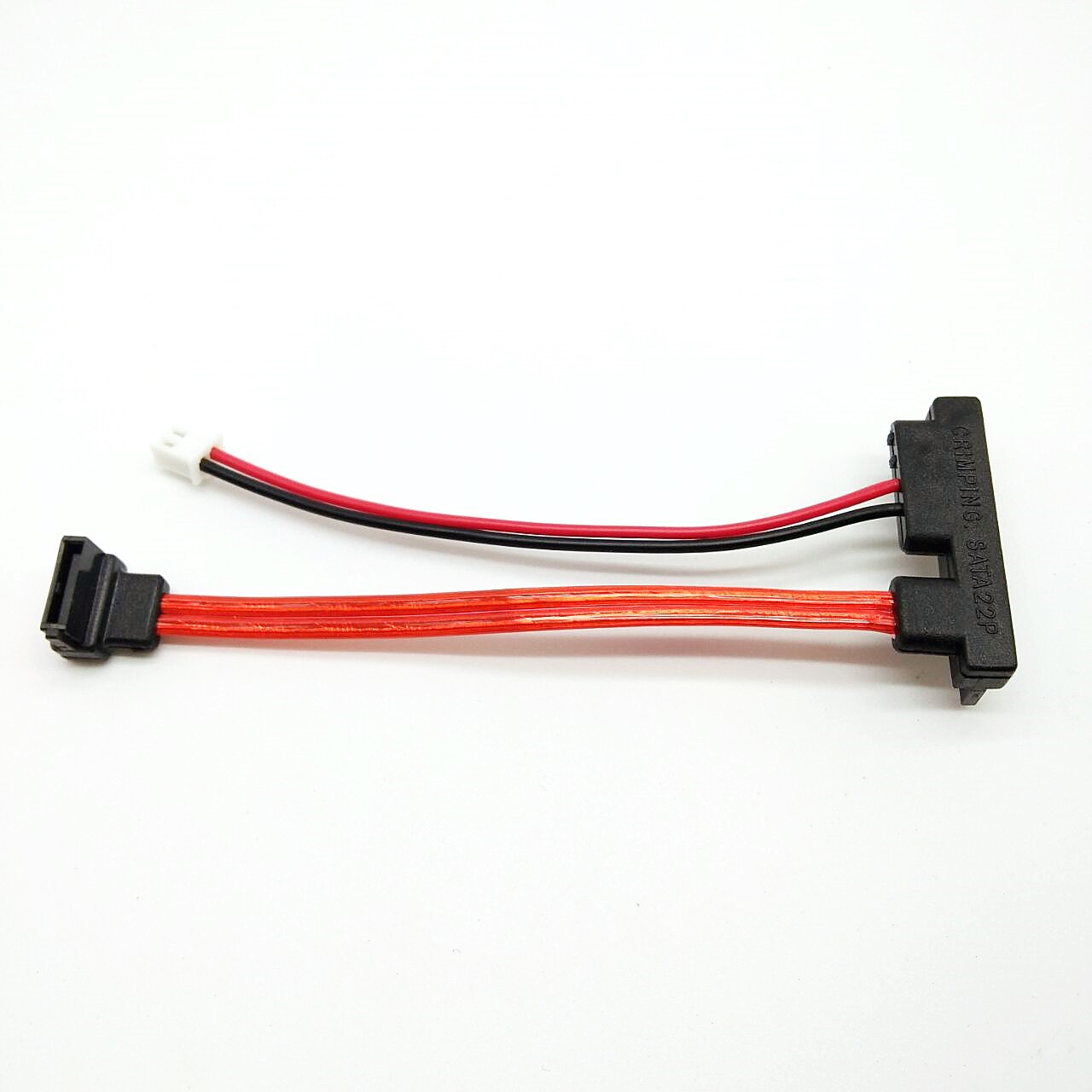 工厂直销sata7 15p硬盘线sata22p光驱数据线公对母电源数据一体线