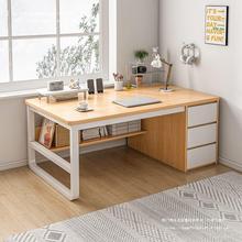 电脑桌家用小书桌台式办公桌现代简约带抽屉桌子卧室学习写字桌台