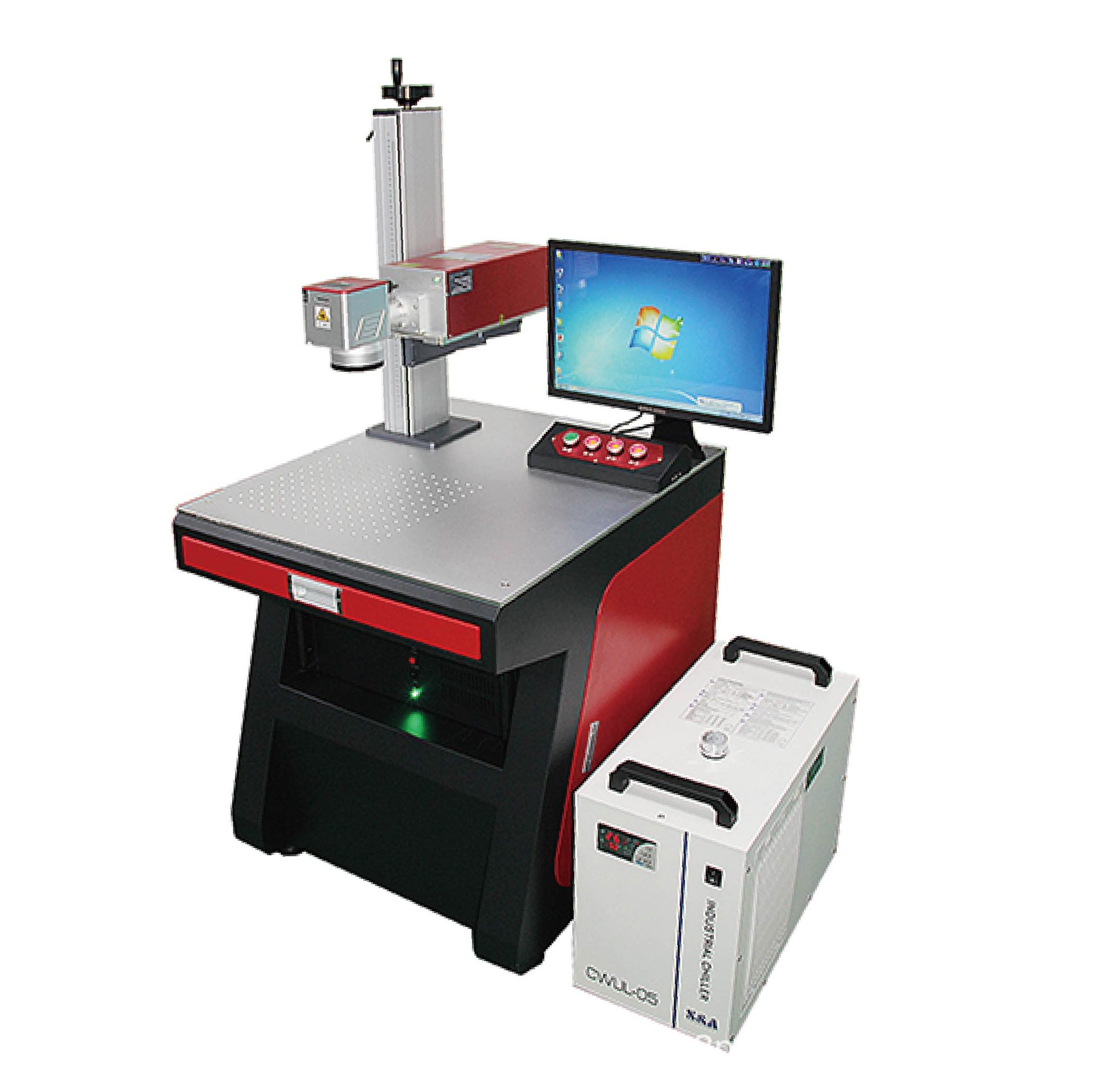 金刚石紫外视觉ccd激光镭雕刻字机器金刚石数字编码视觉定位雕刻-阿里