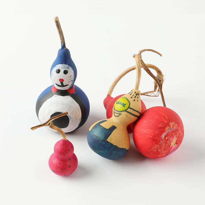 天然小葫芦文玩葫芦空白涂色儿童diy手绘绘画幼儿园创意装饰