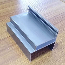 厂家直销净化铝型材门料 净化铝合金50双门框铝材 移动厕所铝型材
