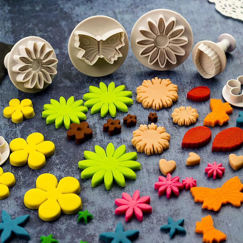超轻粘土彩泥翻糖蛋糕模具套装印花压模切模饼干模翻糖工具模具