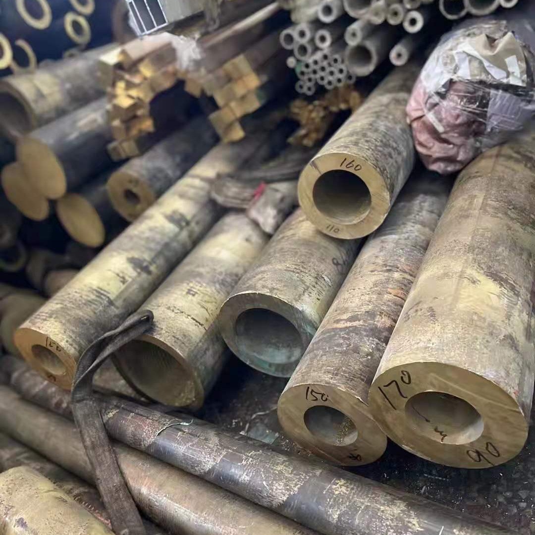 qsn6-6-3耐磨锡青铜管外径60 80 100mm 锡青铜套加工 铝青铜棒板