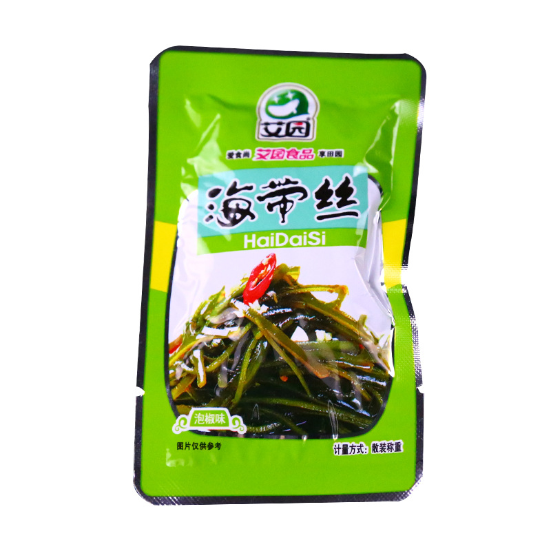 艾园海带开袋即食酸辣海带丝小包装辣口味小包下饭菜零食
