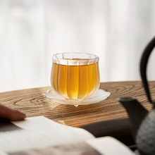 云窝玻璃茶杯单个品茗杯个人专用禅意功夫茶具主人杯高档茶道茶盏