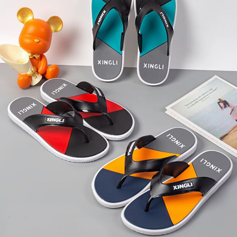 new summer men‘s flip flops men‘s casual flip flops trendy home herringbone slippers beach shoes wholesale