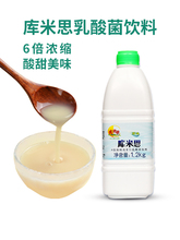 库米思原味乳酸菌饮料 优酪多奶茶店烘焙商用浓缩优格乳1.2kg