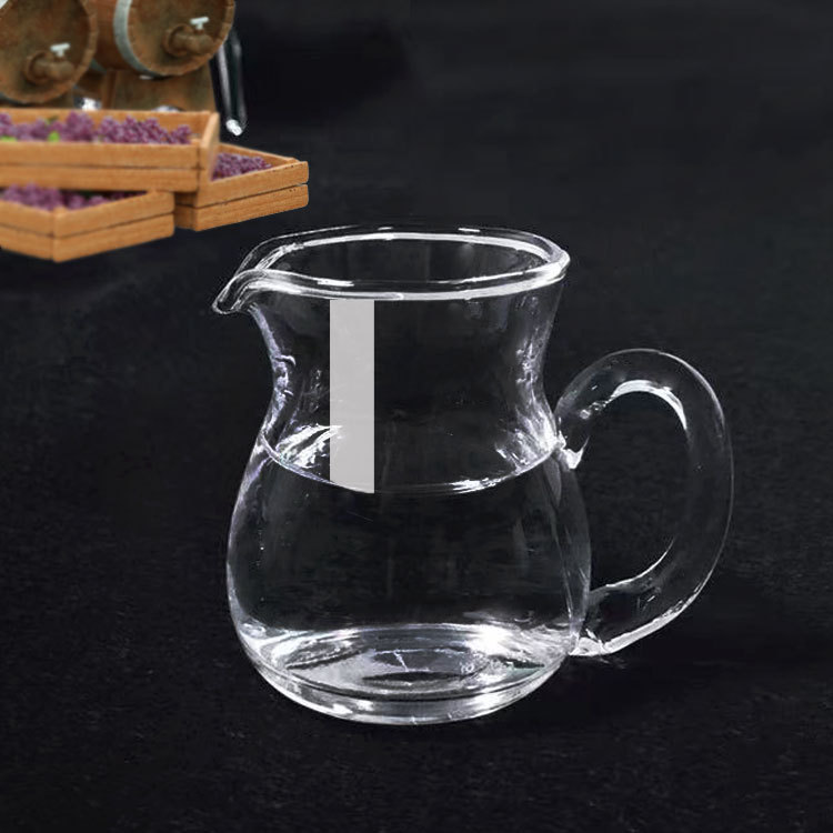 玻璃白酒分酒器家用小号加厚分酒壶套装带刻度带柄倒酒器-阿里巴巴