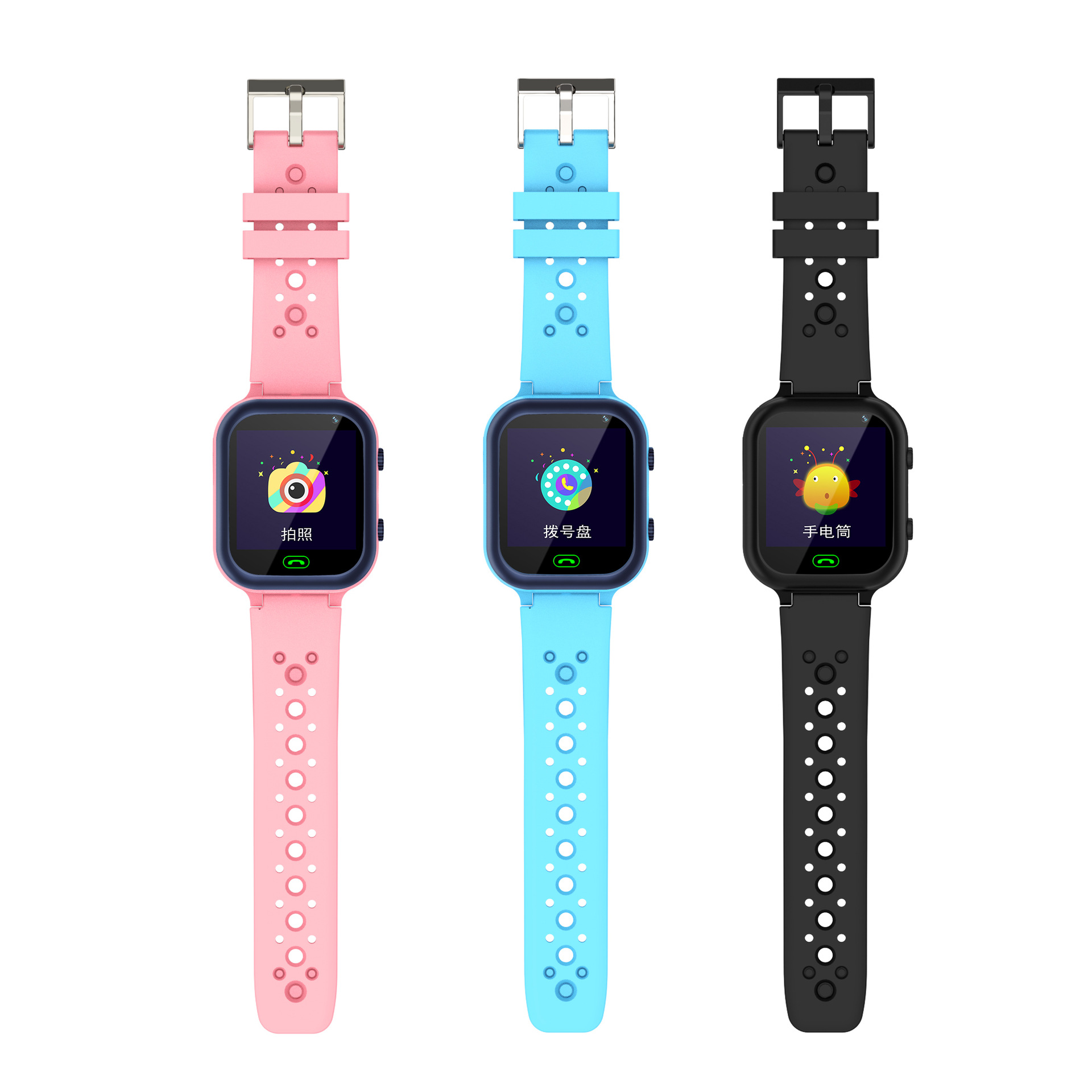 Cross-Border Foreign Trade Children's Phone Watch Positioning Video Multi-Function Call Watch English Dedicated