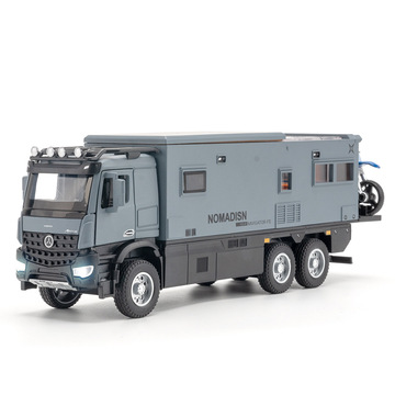 奔驰房车仿真车模大号露营车合金小汽车儿童玩具车模型男孩摆件批