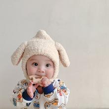 婴儿帽子冬季保暖加厚可爱超萌男女儿童包头帽ins韩版宝宝护耳帽
